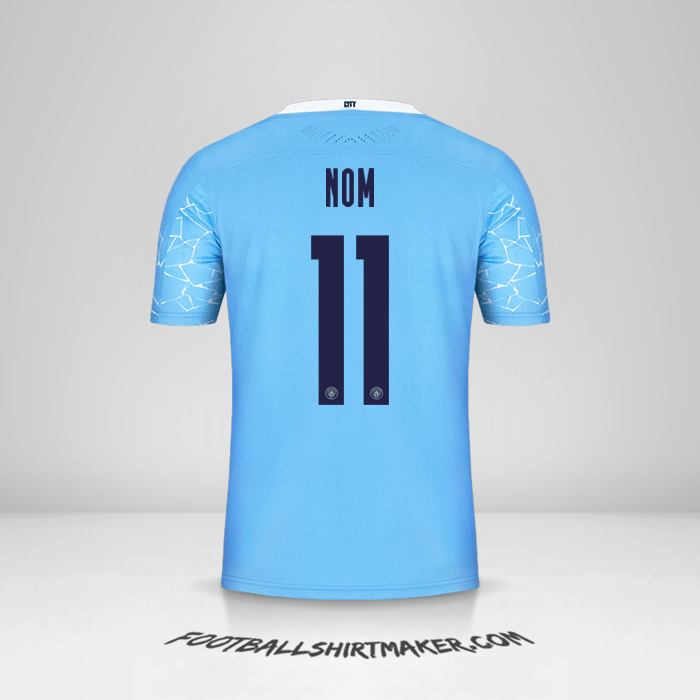 Maillot Manchester City Cup 2020/21 -  nom - 11