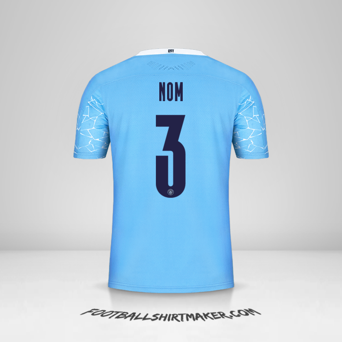 Maillot Manchester City Cup 2020/21 -  nom - 3