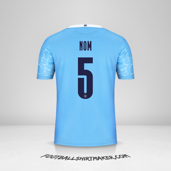Maillot Manchester City Cup 2020/21 -  nom - 5