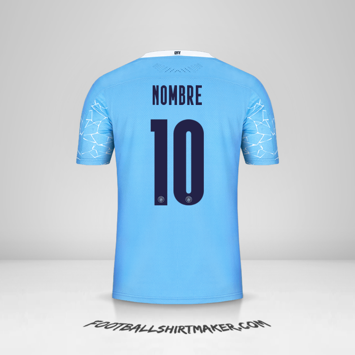 Jersey Manchester City Cup 2020/21 -  nombre - 10