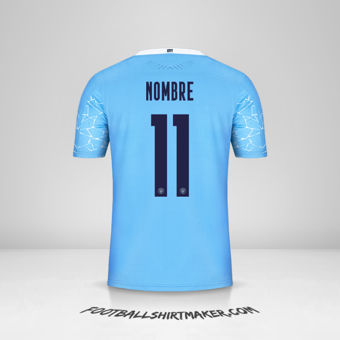 Jersey Manchester City Cup 2020/21 -  nombre - 11