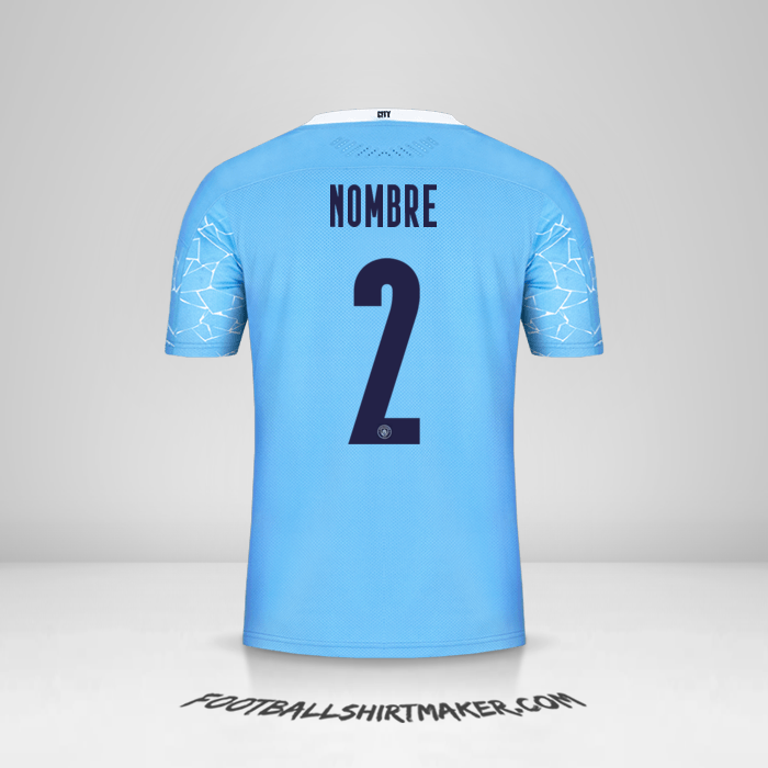 Jersey Manchester City Cup 2020/21 -  nombre - 2