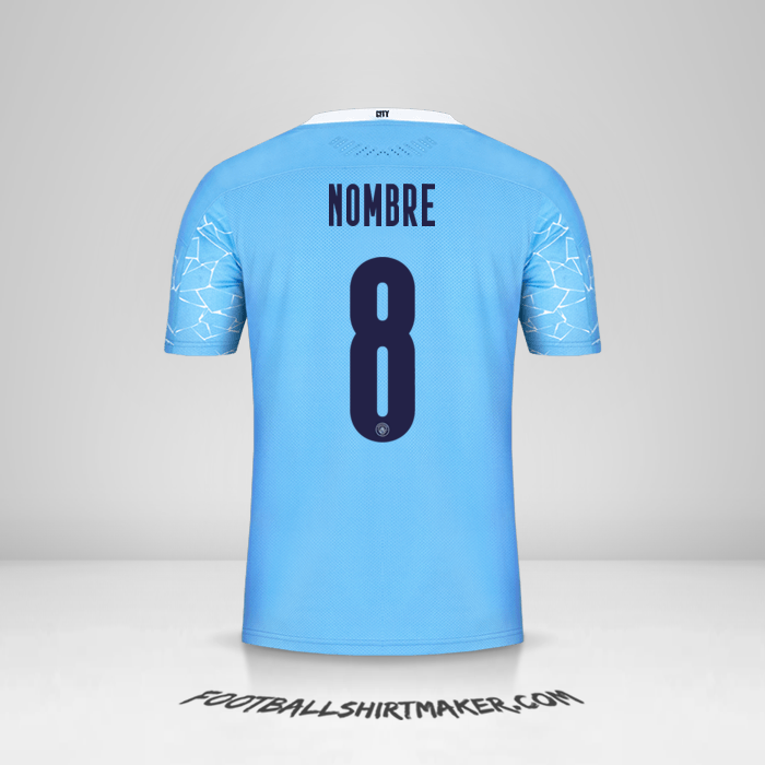 Camiseta Manchester City Cup 2020/21 -  nombre - 8