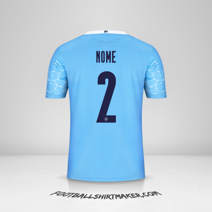 Camisola Manchester City Cup 2020/21 -  nome - 2