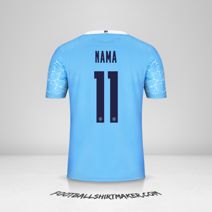 Jersey Manchester City Cup 2020/21 -  nama - 11