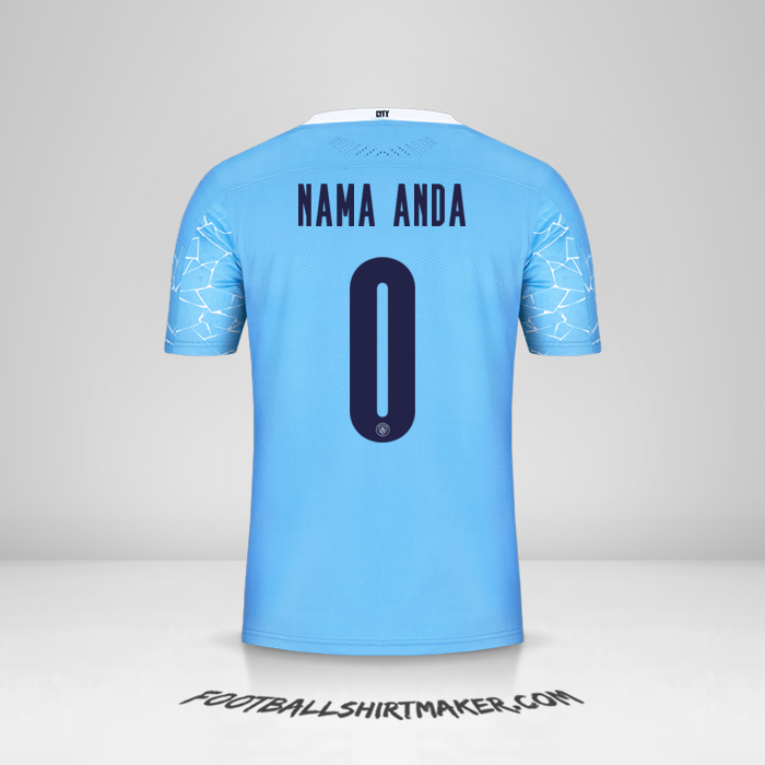 Jersey Manchester City Cup 2020/21 -  nama anda - 0