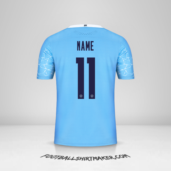 Trikot Manchester City Cup 2020/21 -  name - 11