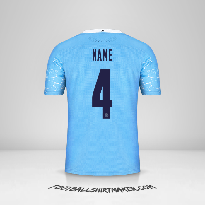 Trikot Manchester City Cup 2020/21 -  name - 4