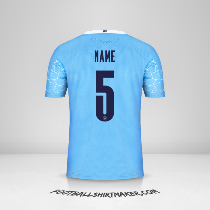 Jersey Manchester City Cup 2020/21 -  name - 5