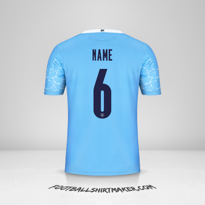 Jersey Manchester City Cup 2020/21 -  name - 6