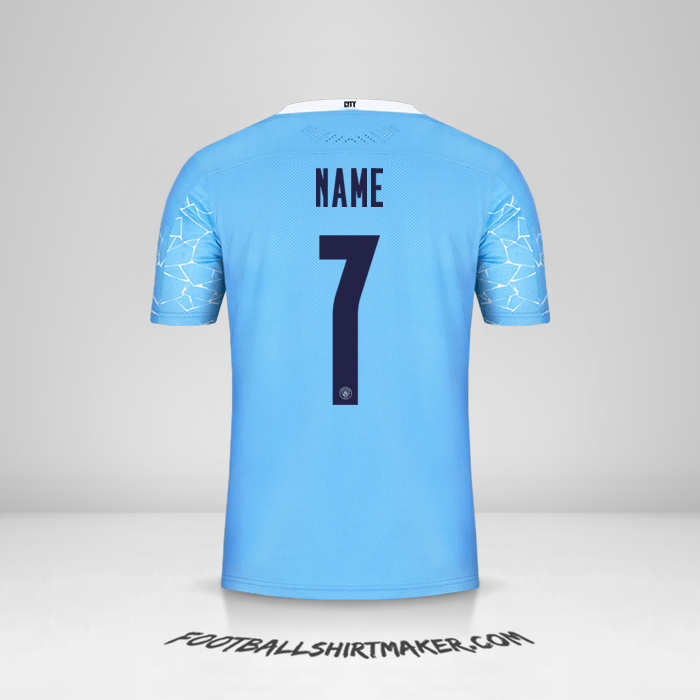 Trikot Manchester City Cup 2020/21 -  name - 7