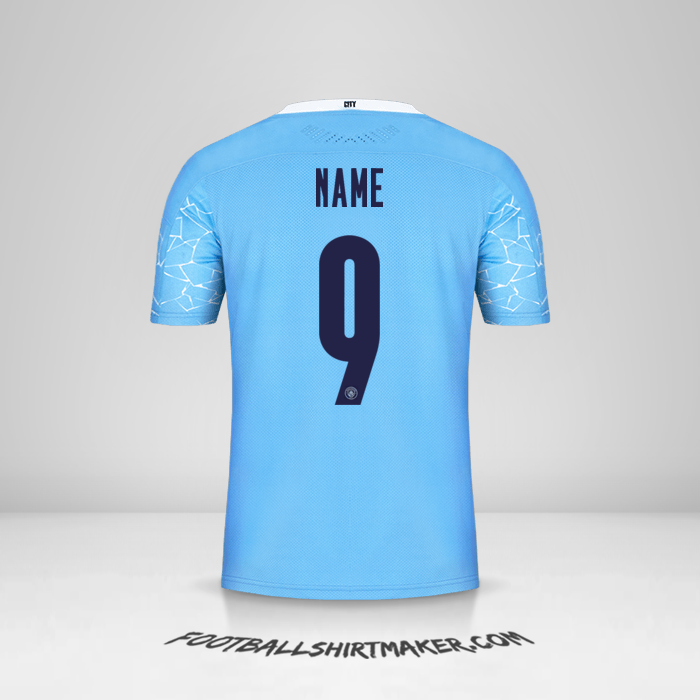 Trikot Manchester City Cup 2020/21 -  name - 9