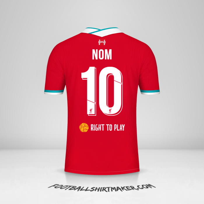 Maillot Liverpool FC Cup 2020/21 -  nom - 10