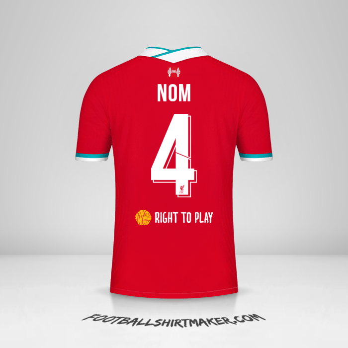 Maillot Liverpool FC Cup 2020/21 -  nom - 4