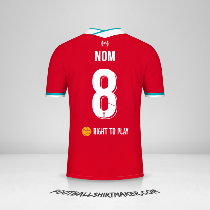 Maillot Liverpool FC Cup 2020/21 -  nom - 8
