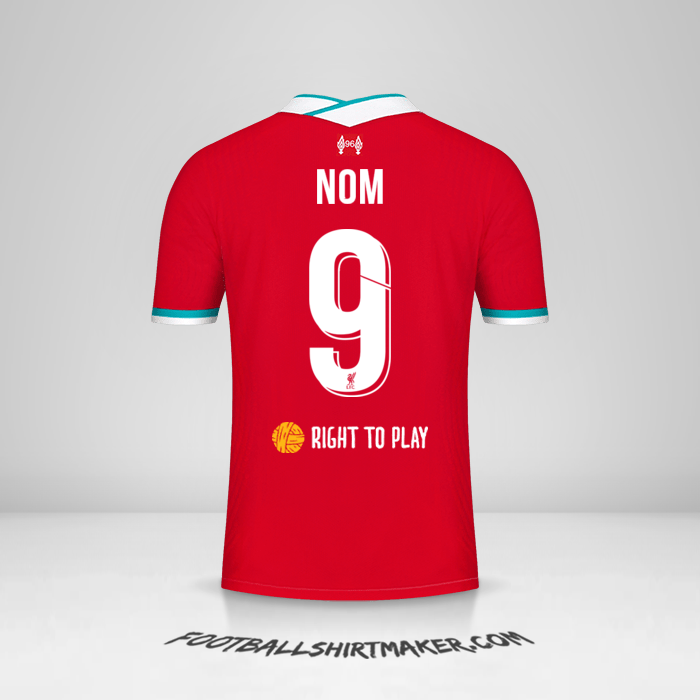 Maillot Liverpool FC Cup 2020/21 -  nom - 9