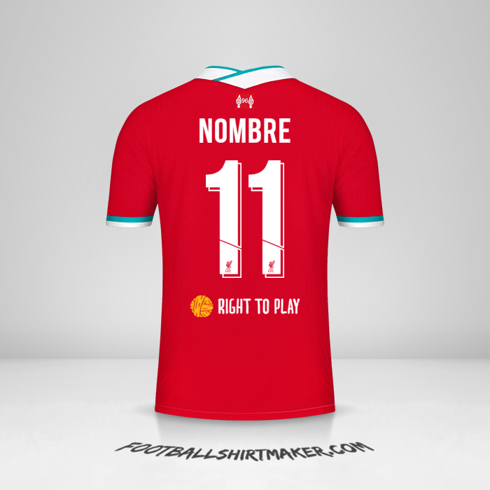 Jersey Liverpool FC Cup 2020/21 -  nombre - 11