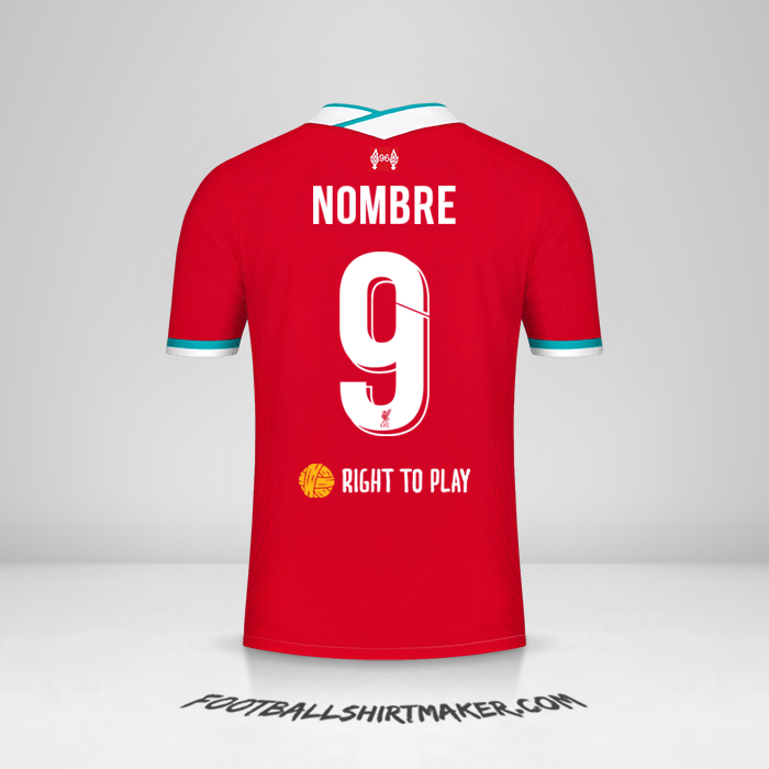 Camiseta Liverpool FC Cup 2020/21 -  nombre - 9
