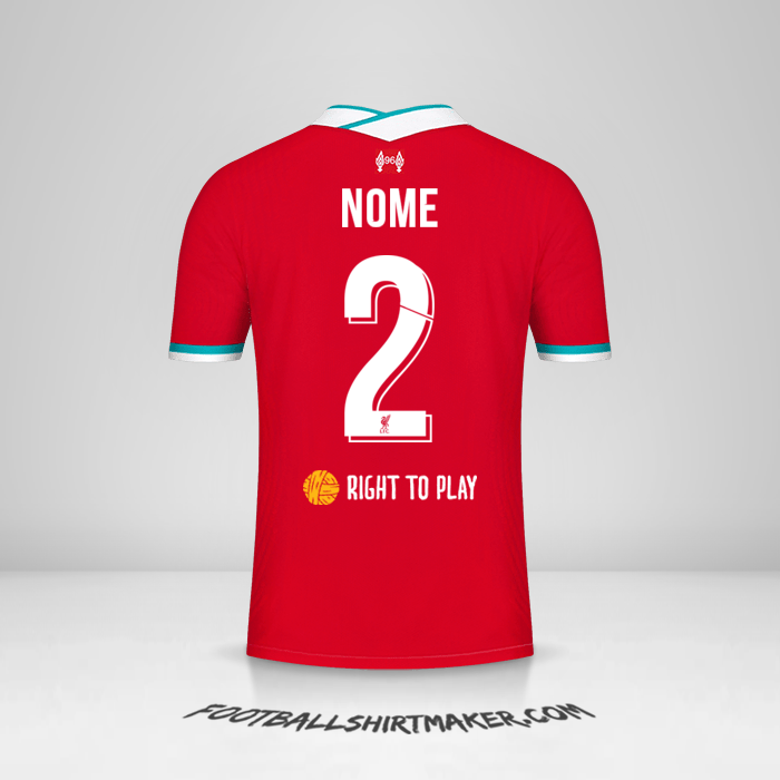 Camisola Liverpool FC Cup 2020/21 -  nome - 2