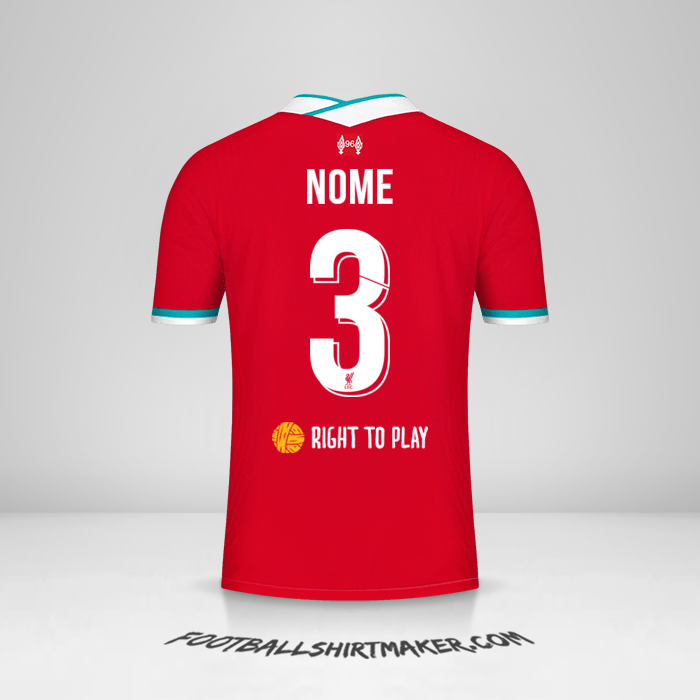 Camisola Liverpool FC Cup 2020/21 -  nome - 3