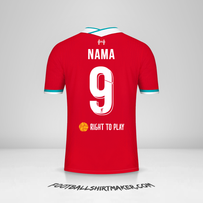 Jersey Liverpool FC Cup 2020/21 -  nama - 9