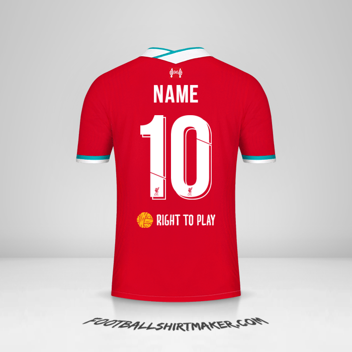 Jersey Liverpool FC Cup 2020/21 -  name - 10
