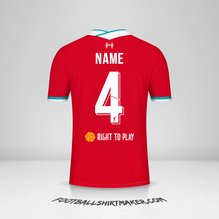 Trikot Liverpool FC Cup 2020/21 -  name - 4