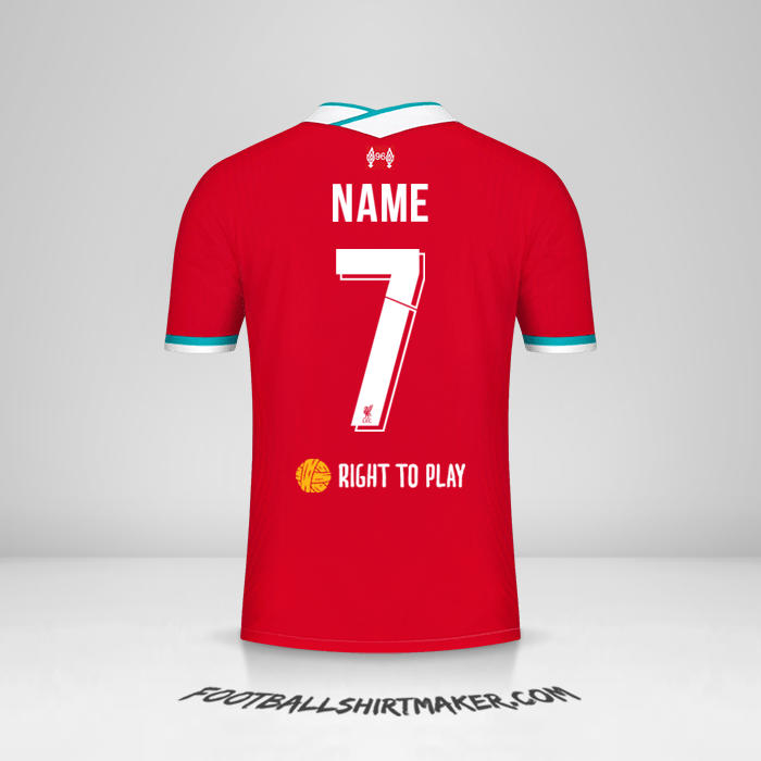 Jersey Liverpool FC Cup 2020/21 -  name - 7