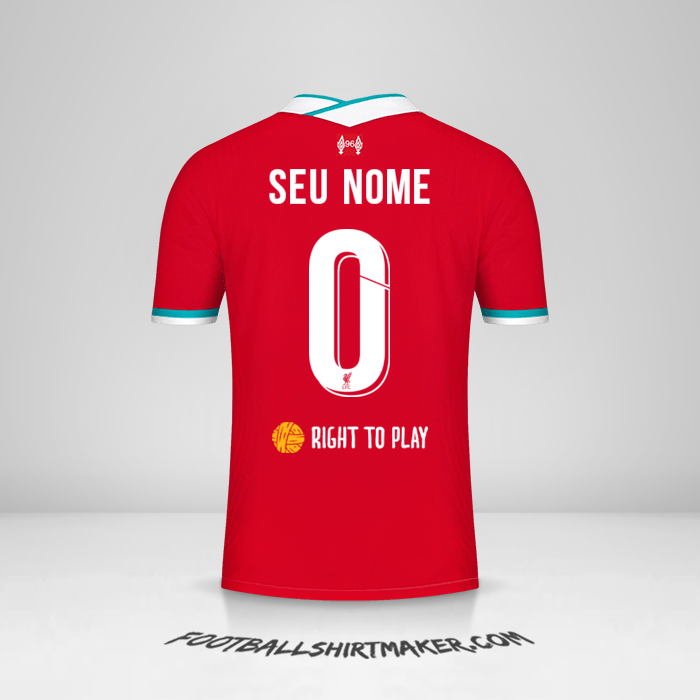 Camisa Liverpool FC Cup 2020/21 -  seu nome - 0