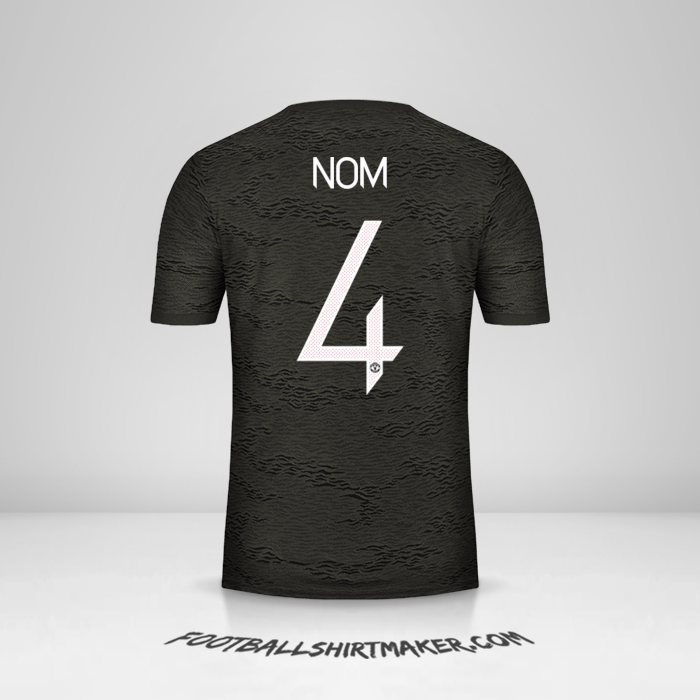 Maillot Manchester United Cup 2020/21 Extérieur -  nom - 4