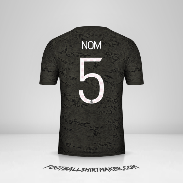 Maillot Manchester United Cup 2020/21 Extérieur -  nom - 5