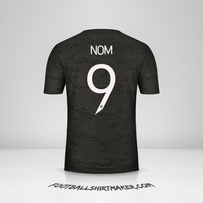 Maillot Manchester United Cup 2020/21 Extérieur -  nom - 9
