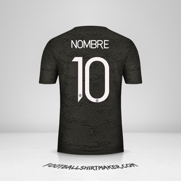 Jersey Manchester United Cup 2020/21 Visita -  nombre - 10