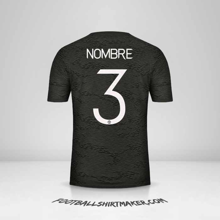 Camiseta Manchester United Cup 2020/21 Visita -  nombre - 3