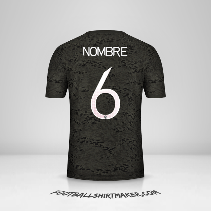 Jersey Manchester United Cup 2020/21 Visita -  nombre - 6