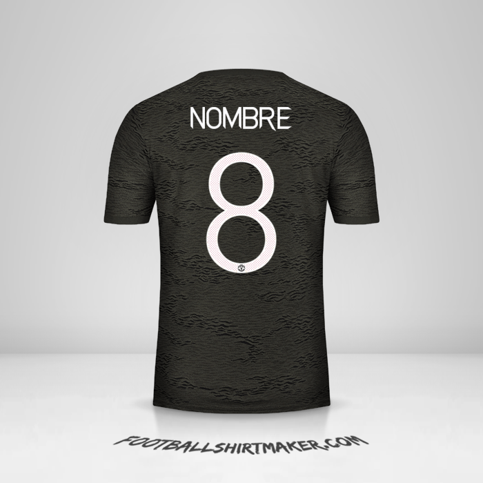 Jersey Manchester United Cup 2020/21 Visita -  nombre - 8