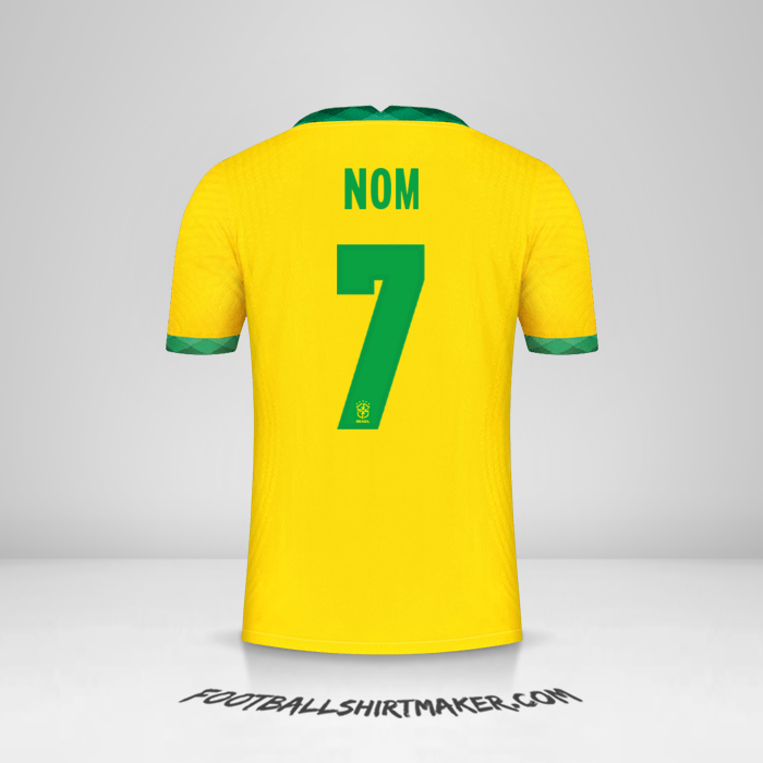 Maillot Brésil 2020/21 -  nom - 7