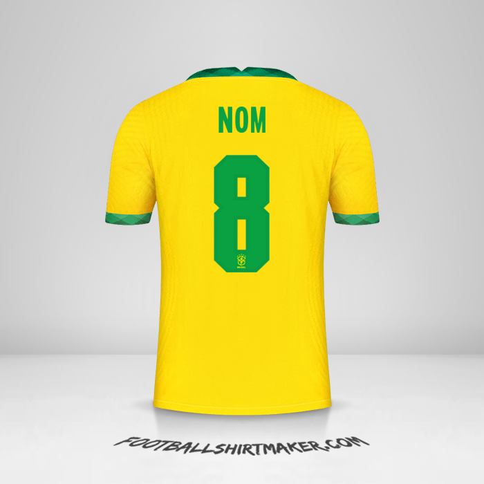Maillot Brésil 2020/21 -  nom - 8