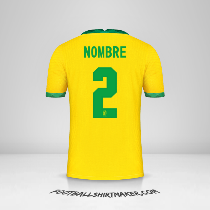 Camiseta Brasil 2020/21 -  nombre - 2
