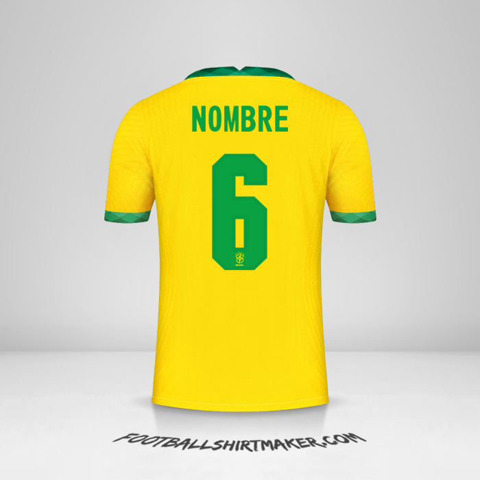 Jersey Brasil 2020/21 -  nombre - 6