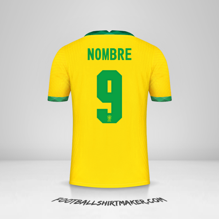 Jersey Brasil 2020/21 -  nombre - 9
