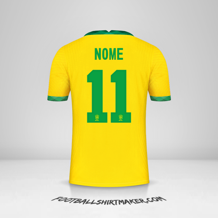 Camisa Brasil 2020/21 -  nome - 11