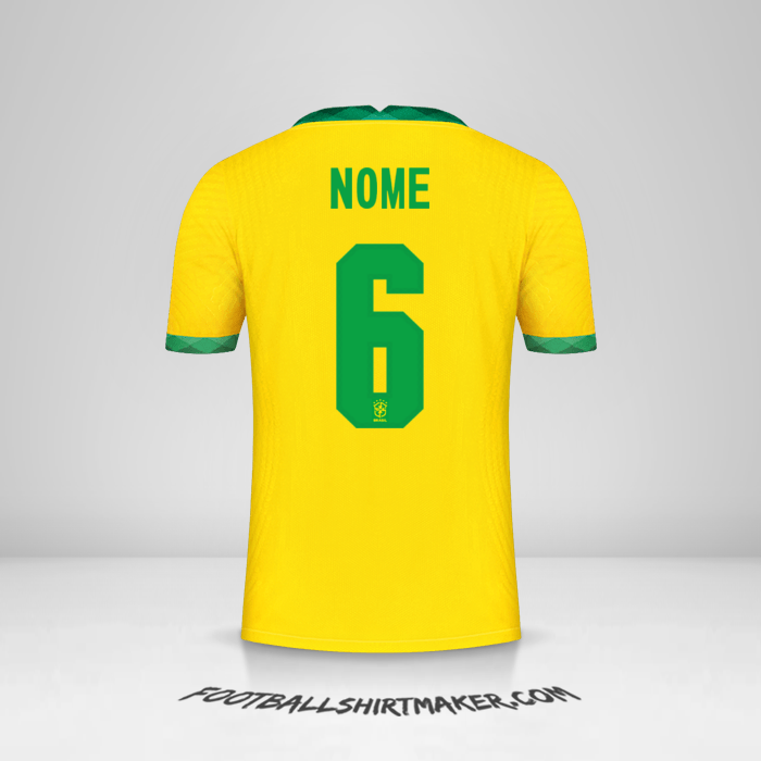 Camisola Brasil 2020/21 -  nome - 6