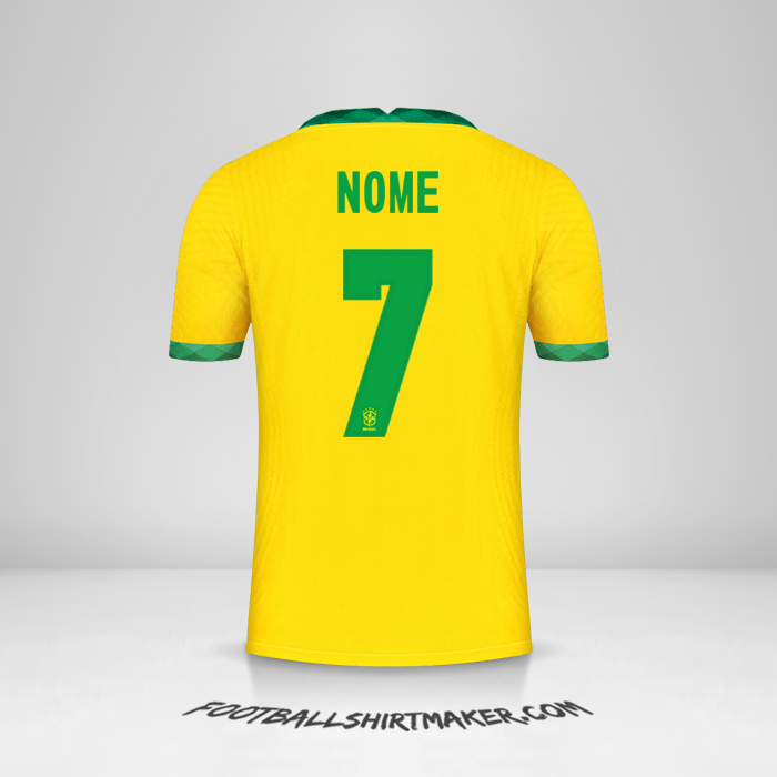 Camisola Brasil 2020/21 -  nome - 7