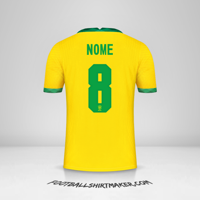 Camisola Brasil 2020/21 -  nome - 8