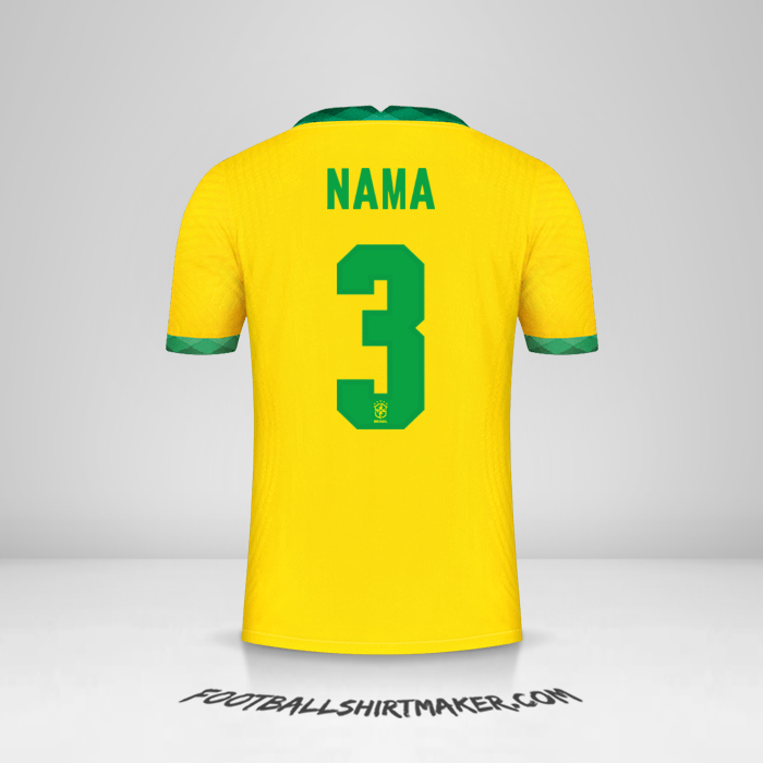 Jersey Brasil 2020/21 -  nama - 3