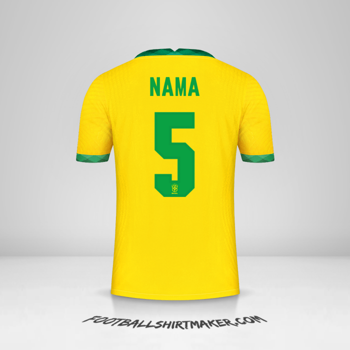 Jersey Brasil 2020/21 -  nama - 5