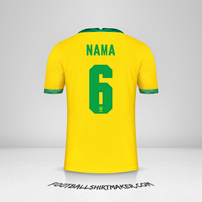 Jersey Brasil 2020/21 -  nama - 6