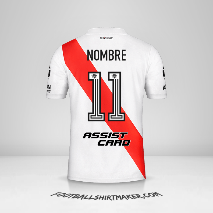 Camiseta River Plate 2020/21 -  nombre - 11