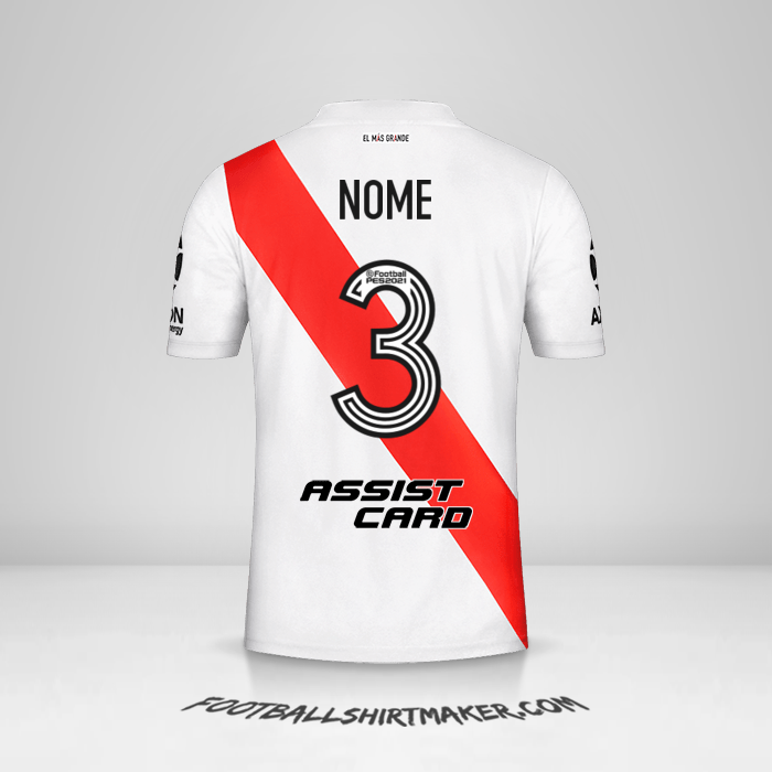 Camisa River Plate 2020/21 -  nome - 3